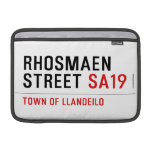 Rhosmaen Street  MacBook Air Sleeves (landscape)