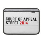 COURT OF APPEAL STREET  MacBook Air Sleeves (landscape)