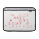 We Love
 Because
 He  First
 Loved Us
 1 John 4:19  MacBook Air Sleeves (landscape)