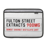 Fulton street Extracts  MacBook Air Sleeves (landscape)