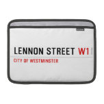 Lennon Street  MacBook Air Sleeves (landscape)