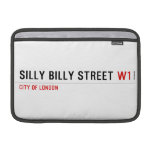 Silly Billy Street  MacBook Air Sleeves (landscape)
