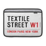 Textile Street  MacBook Air Sleeves (landscape)