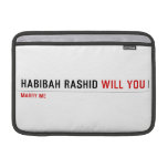 Habibah Rashid  MacBook Air Sleeves (landscape)