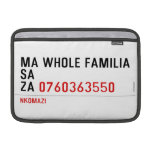 Ma whole familiA Sa Za  MacBook Air Sleeves (landscape)