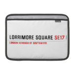 Lorrimore Square  MacBook Air Sleeves (landscape)