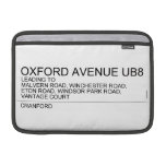 Oxford Avenue  MacBook Air Sleeves (landscape)