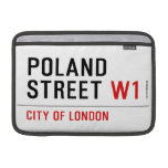 Poland Street  MacBook Air Sleeves (landscape)