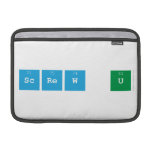 screw u  MacBook Air Sleeves (landscape)