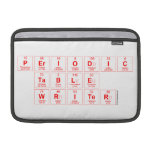 Periodic
 Table
 Writer  MacBook Air Sleeves (landscape)