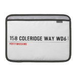 158 Coleridge Way  MacBook Air Sleeves (landscape)