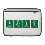 Farid  MacBook Air Sleeves (landscape)