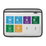 WAKE
 UP!!  MacBook Air Sleeves (landscape)