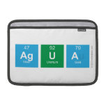 Agua  MacBook Air Sleeves (landscape)