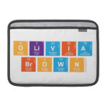 Olivia
 Brown  MacBook Air Sleeves (landscape)