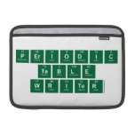 Periodic
 Table
 Writer  MacBook Air Sleeves (landscape)