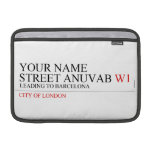 Your Name Street anuvab  MacBook Air Sleeves (landscape)