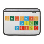 Periodic
 Table
 Writer  MacBook Air Sleeves (landscape)