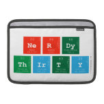 Nerdy
 Thirty  MacBook Air Sleeves (landscape)