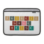 Periodic
 Table
 Writer  MacBook Air Sleeves (landscape)