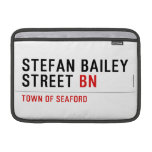 Stefan Bailey Street  MacBook Air Sleeves (landscape)