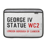 george iv statue  MacBook Air Sleeves (landscape)