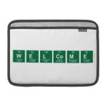 WELCOME  MacBook Air Sleeves (landscape)