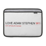 Love adam stephen  MacBook Air Sleeves (landscape)