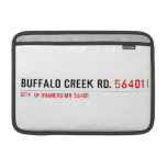 buffalo creek rd.  MacBook Air Sleeves (landscape)