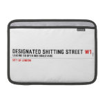 Designated Shitting Street  MacBook Air Sleeves (landscape)