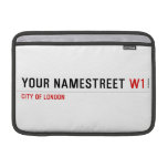 your namestreet  MacBook Air Sleeves (landscape)