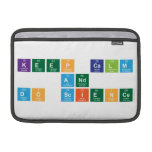 KEEP CALM
 AND 
 DO SCIENCE  MacBook Air Sleeves (landscape)