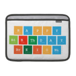 HAPPY
 BIRTHDAY
 BREIONI  MacBook Air Sleeves (landscape)