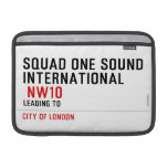 SQUAD ONE SOUND INTERNATIONAL   MacBook Air Sleeves (landscape)