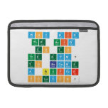 Why did 
 the acid
  go to 
 the gym? 
  To become 
 a buffer 
 solution!   MacBook Air Sleeves (landscape)