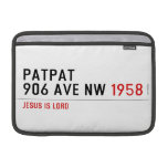Patpat 906 ave nw  MacBook Air Sleeves (landscape)