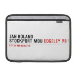 Jan Boland Stockport MDU  MacBook Air Sleeves (landscape)