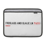 Froslass and glalie ln  MacBook Air Sleeves (landscape)