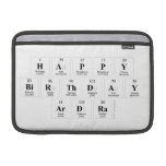 Happy
 Birthday
 Ardra  MacBook Air Sleeves (landscape)