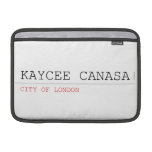 kaycee canasa  MacBook Air Sleeves (landscape)