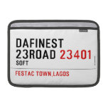 Dafinest 23road  MacBook Air Sleeves (landscape)