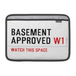 BASEMENT  APPROVED  MacBook Air Sleeves (landscape)