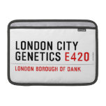 LONDON city genetics  MacBook Air Sleeves (landscape)