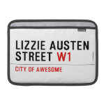 Lizzie Austen Street  MacBook Air Sleeves (landscape)