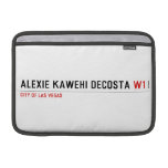 alexie kawehi decosta  MacBook Air Sleeves (landscape)