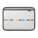 Figen Hocanın kimya defteri  MacBook Air Sleeves (landscape)