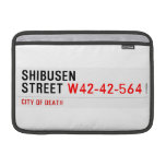 shibusen street  MacBook Air Sleeves (landscape)