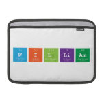william  MacBook Air Sleeves (landscape)