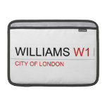 WILLIAMS  MacBook Air Sleeves (landscape)