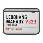 LEBOHANG MAHADY  MacBook Air Sleeves (landscape)